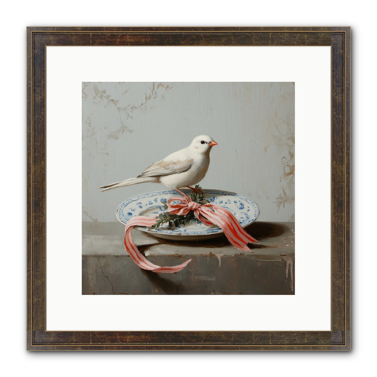 December's Sweet Melody Framed Print - Slimwoods Black/Gold 12x12