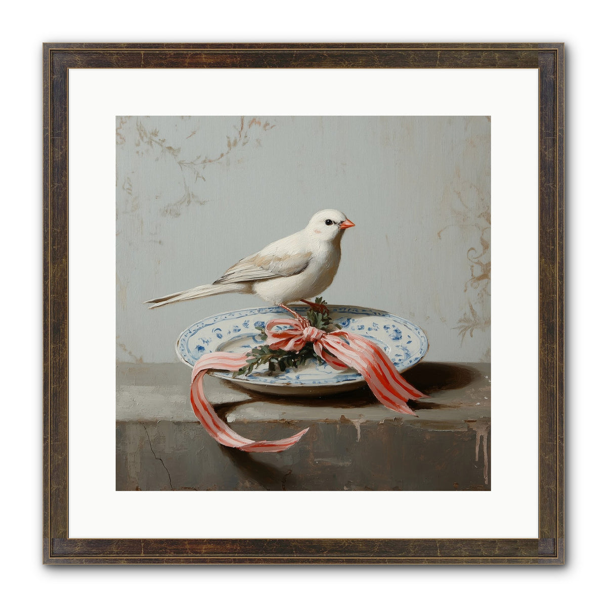 December's Sweet Melody Framed Print - Slimwoods Black/Gold 16x16
