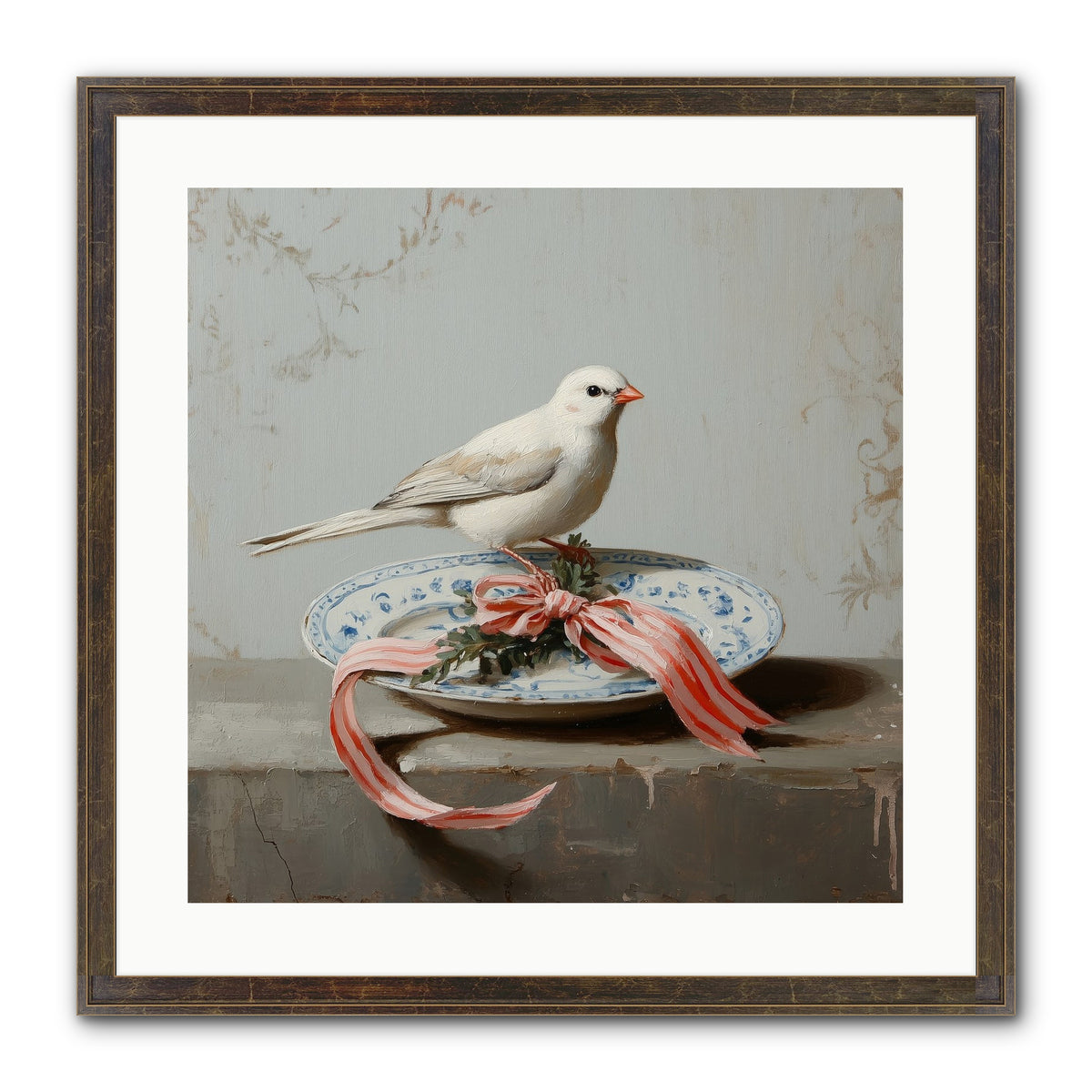 December's Sweet Melody Framed Print - Slimwoods Black/Gold 20x20