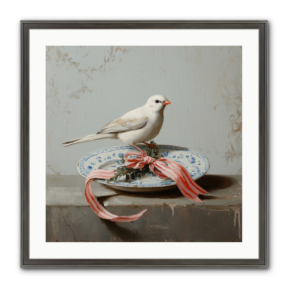 December's Sweet Melody Framed Print - Slimwoods Black/Silver 24x24