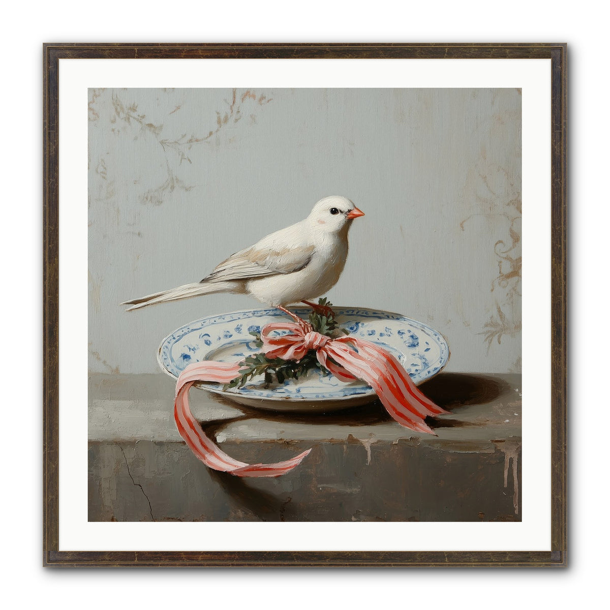 December's Sweet Melody Framed Print - Slimwoods Black/Gold 30x30