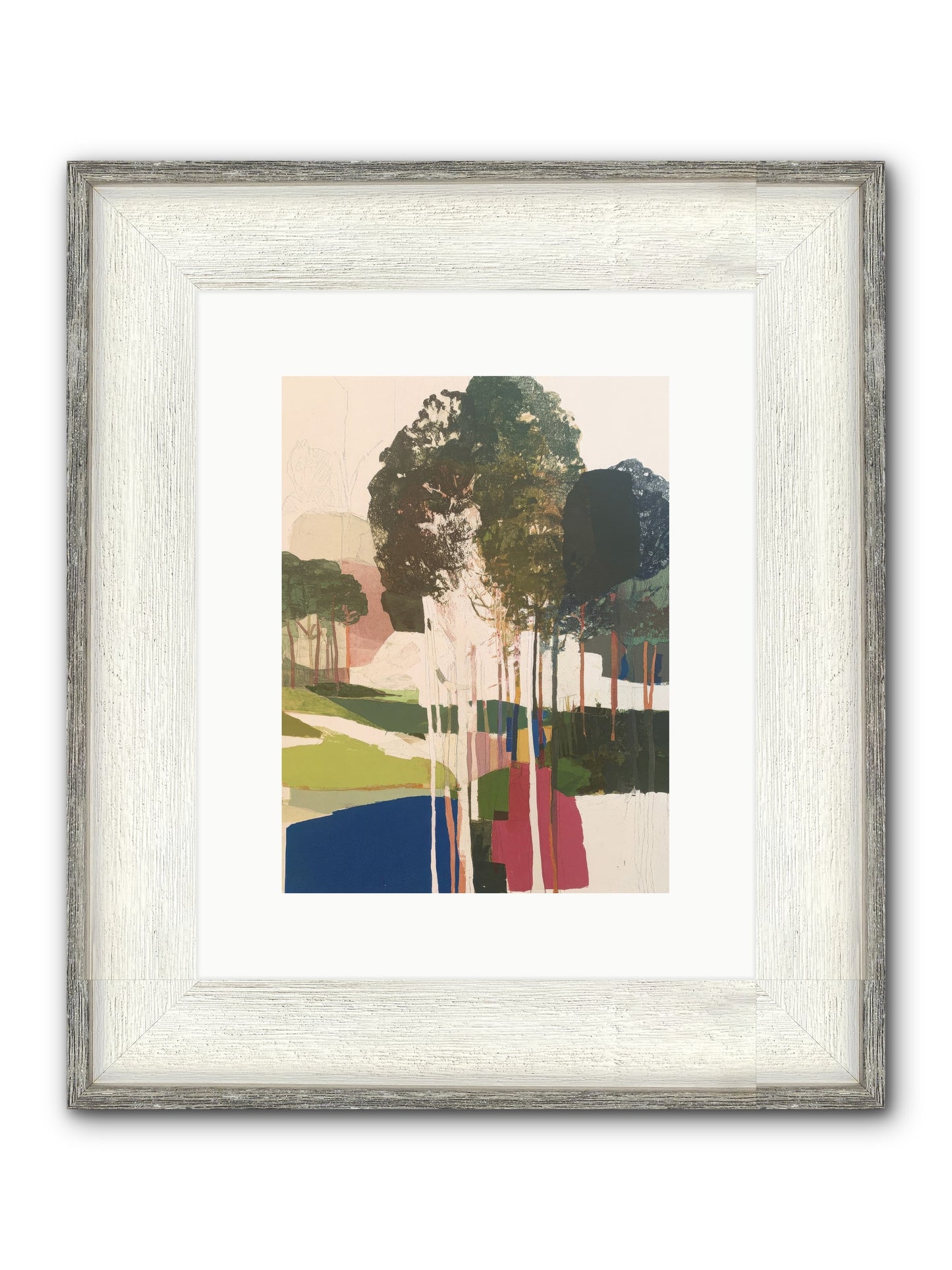 Deep Listening Framed Print - Driftwood White 9x12