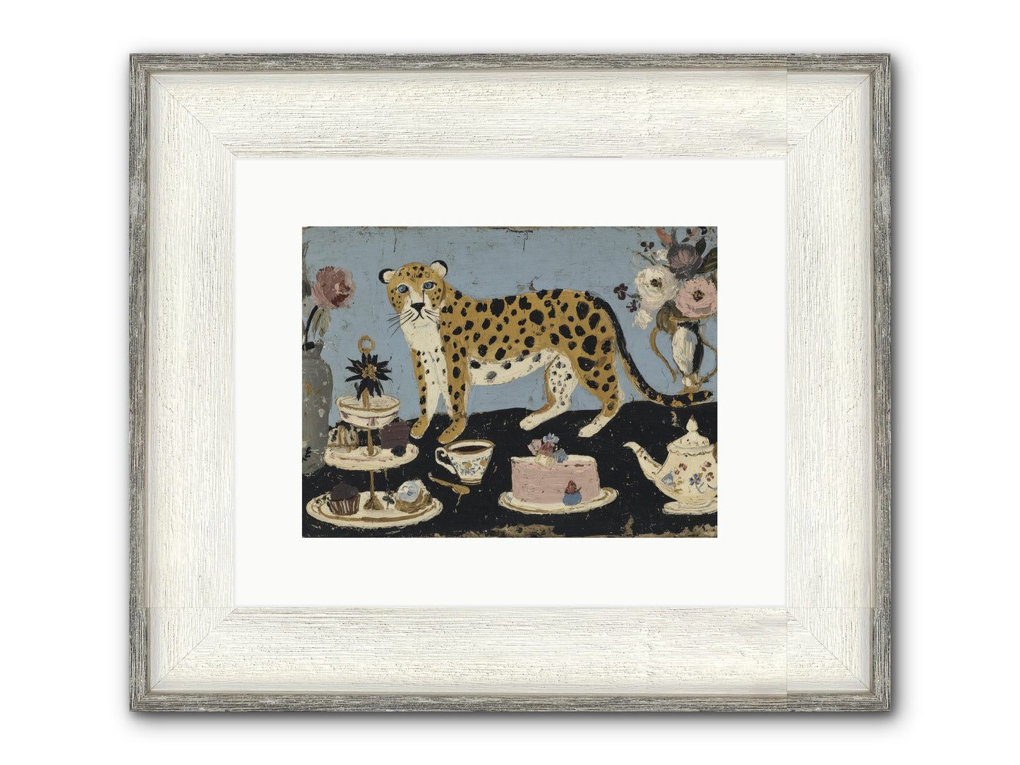 Deliberate Extravagance Framed Print - Driftwood White 12x9