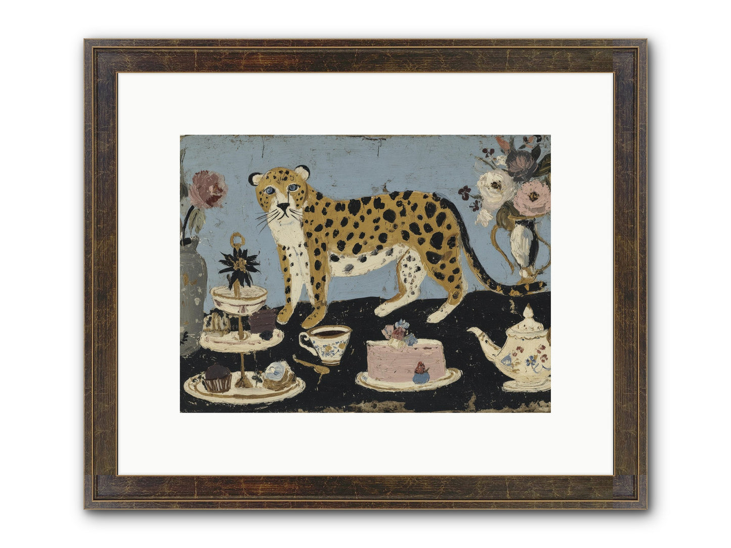 Deliberate Extravagance Framed Print - Slimwoods Black/Gold 12x9