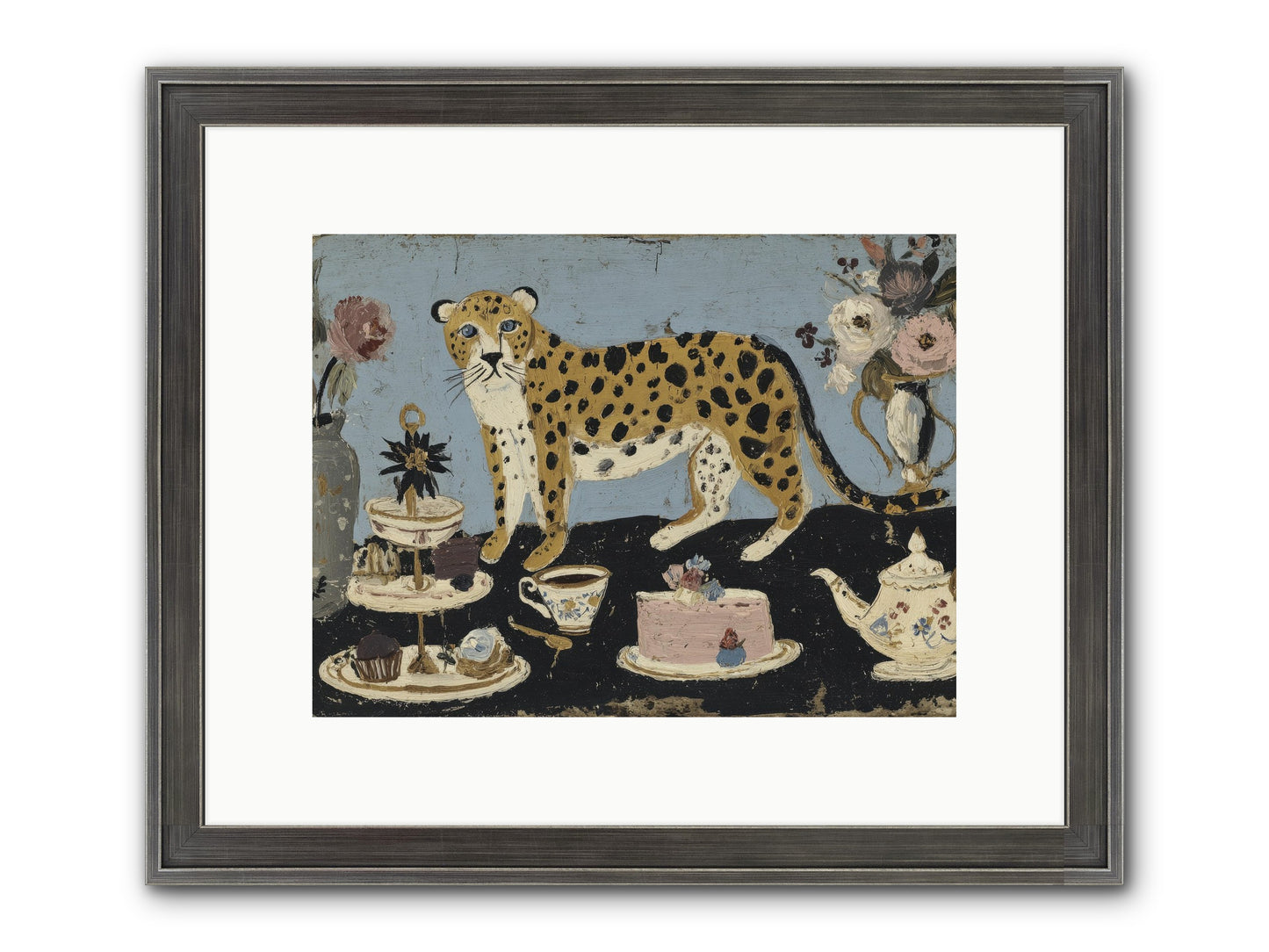 Deliberate Extravagance Framed Print - Slimwoods Black/Silver 12x9