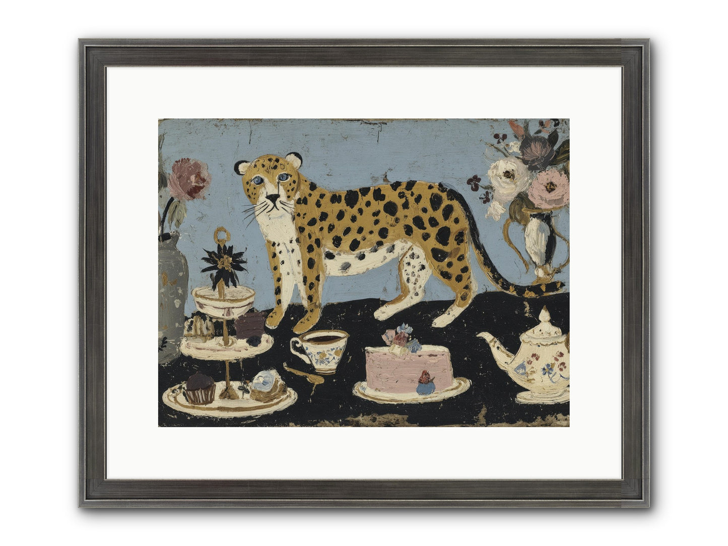 Deliberate Extravagance Framed Print - Slimwoods Black/Silver 16x12