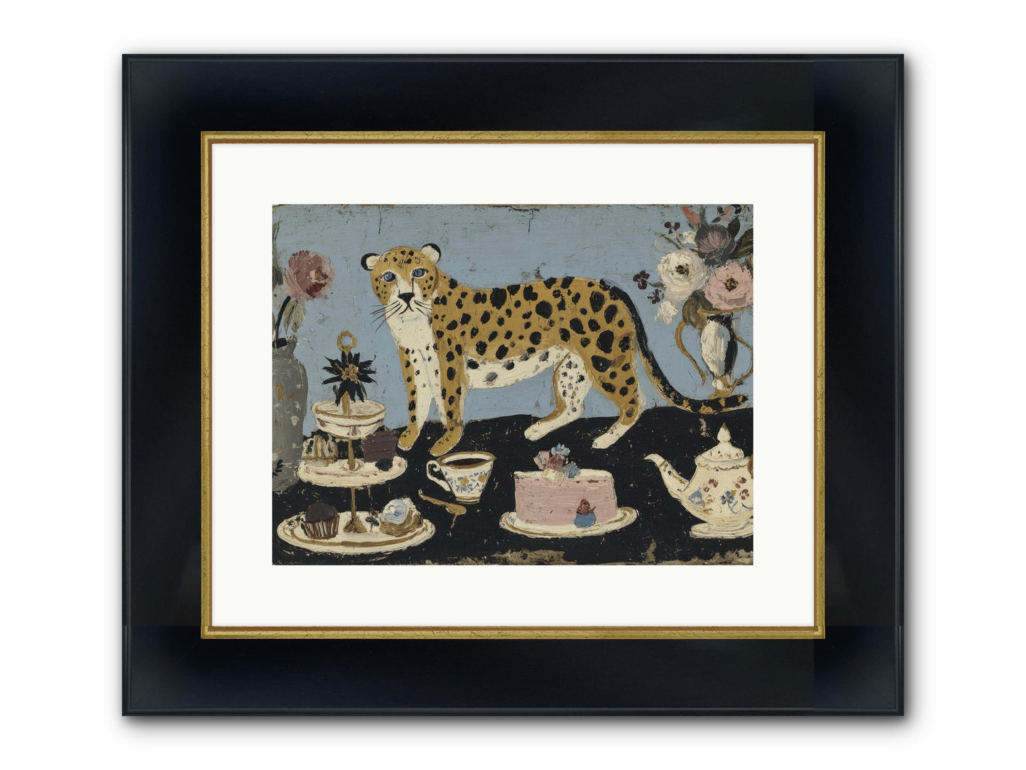 Deliberate Extravagance Framed Print - Wide Black w/Gold 16x12