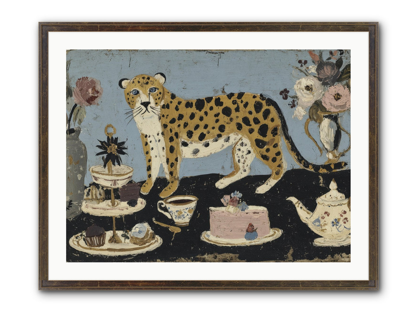 Deliberate Extravagance Framed Print - Slimwoods Black/Gold 32x24