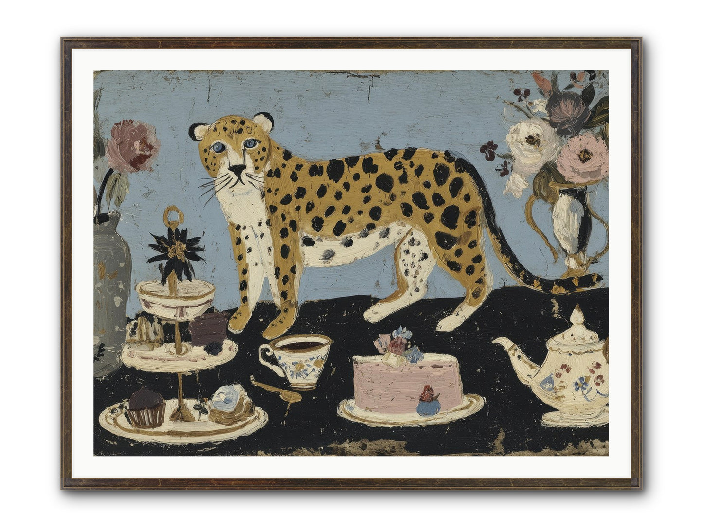 Deliberate Extravagance Framed Print - Slimwoods Black/Gold 48x36