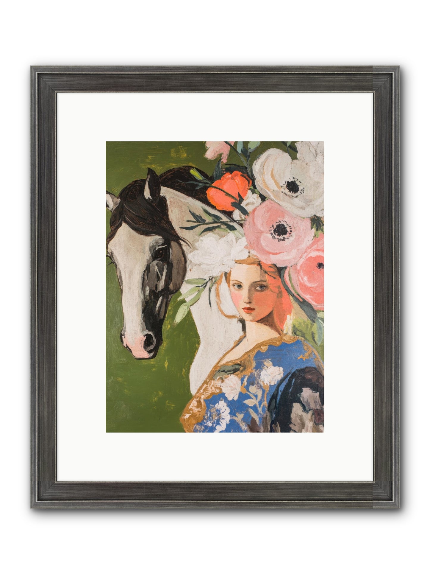 Desert Glass Framed Print - Slimwoods Black/Silver 9x12