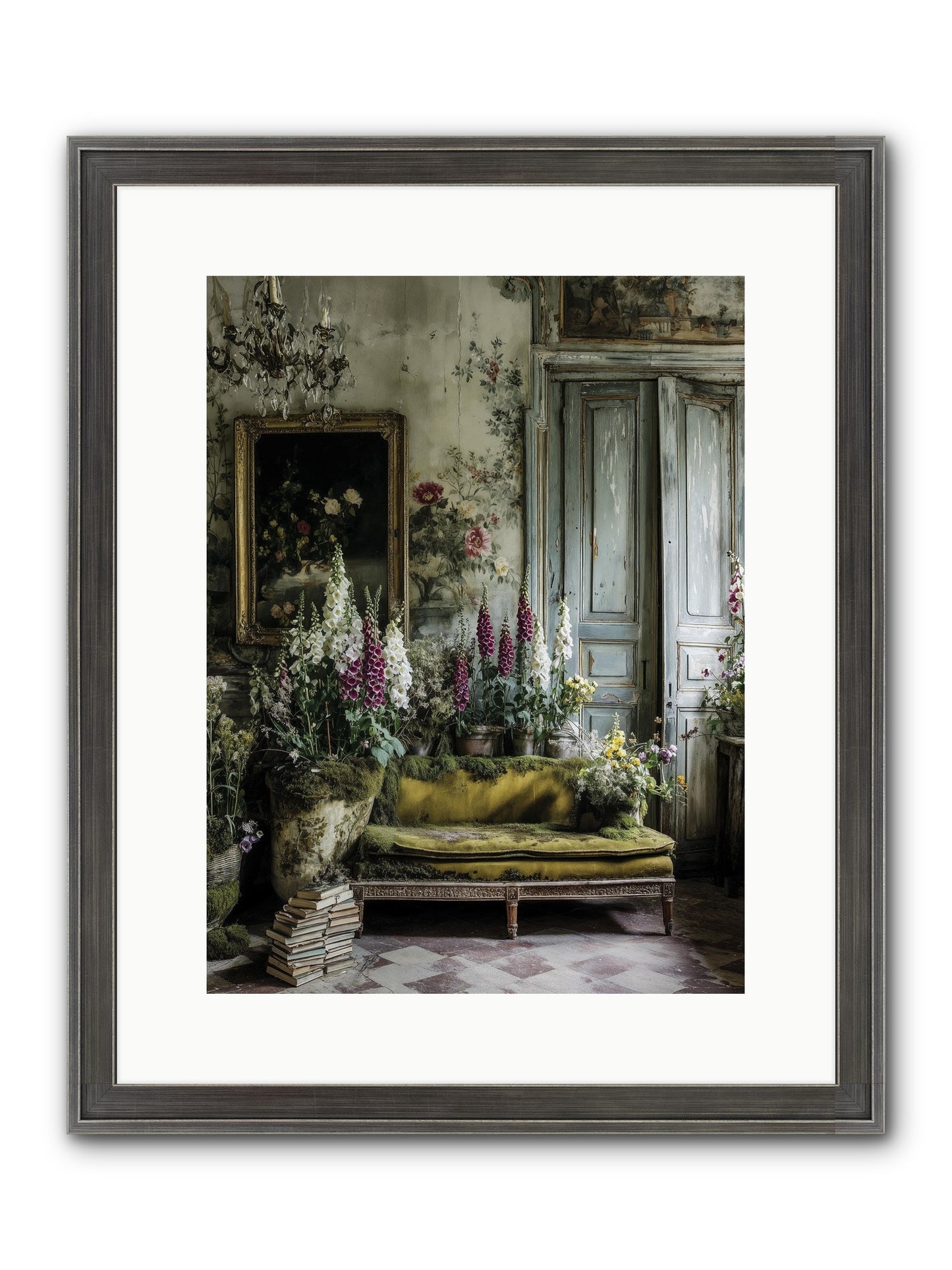 Destined To Find Framed Print - Slimwoods Black/Silver 12x16