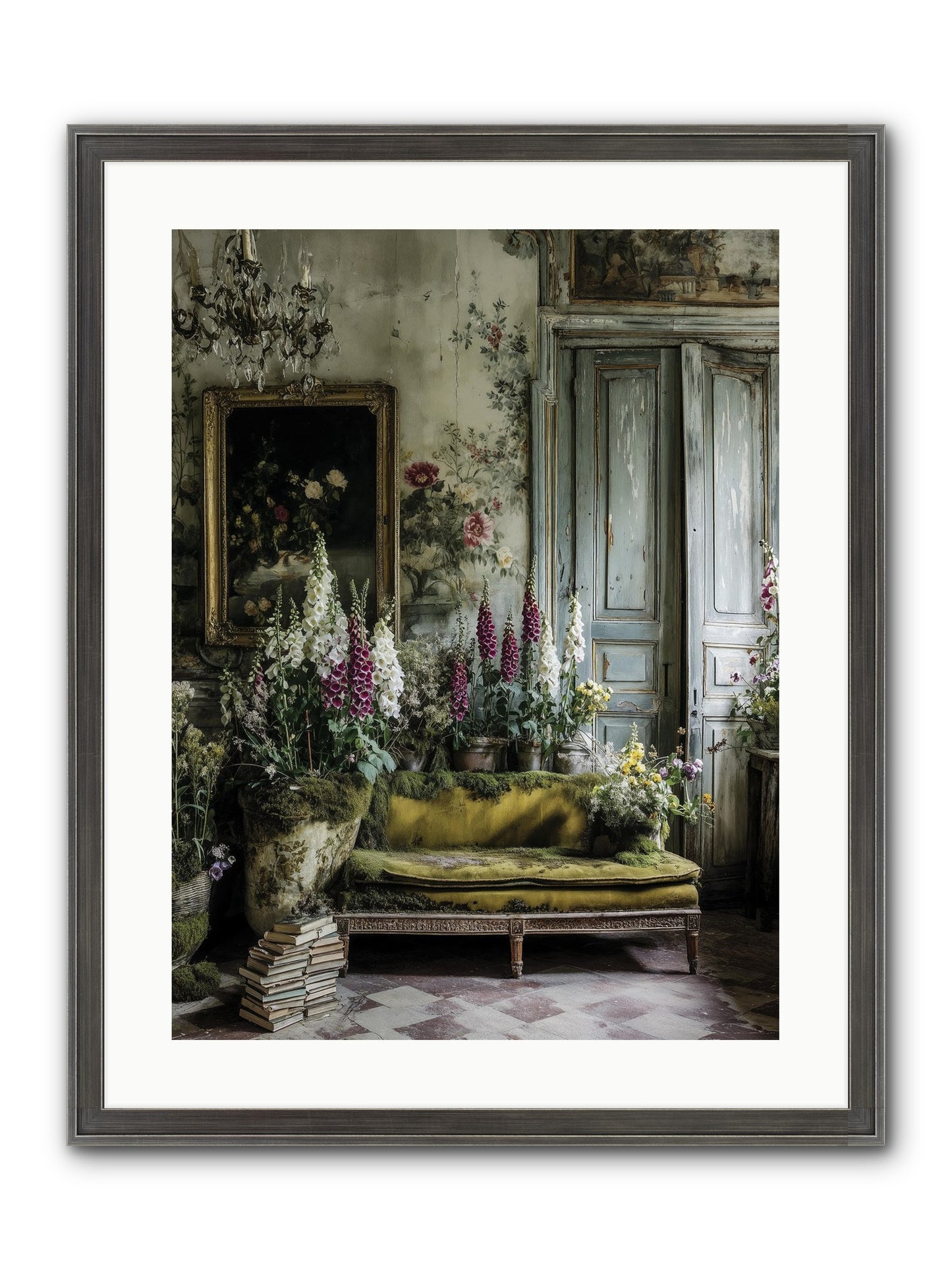 Destined To Find Framed Print - Slimwoods Black/Silver 18x24