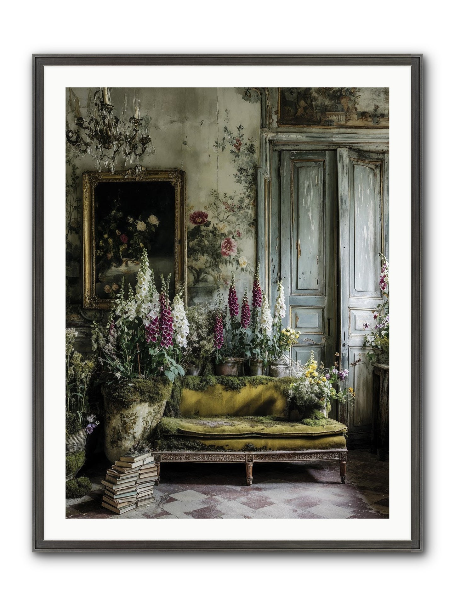 Destined To Find Framed Print - Slimwoods Black/Silver 30x40