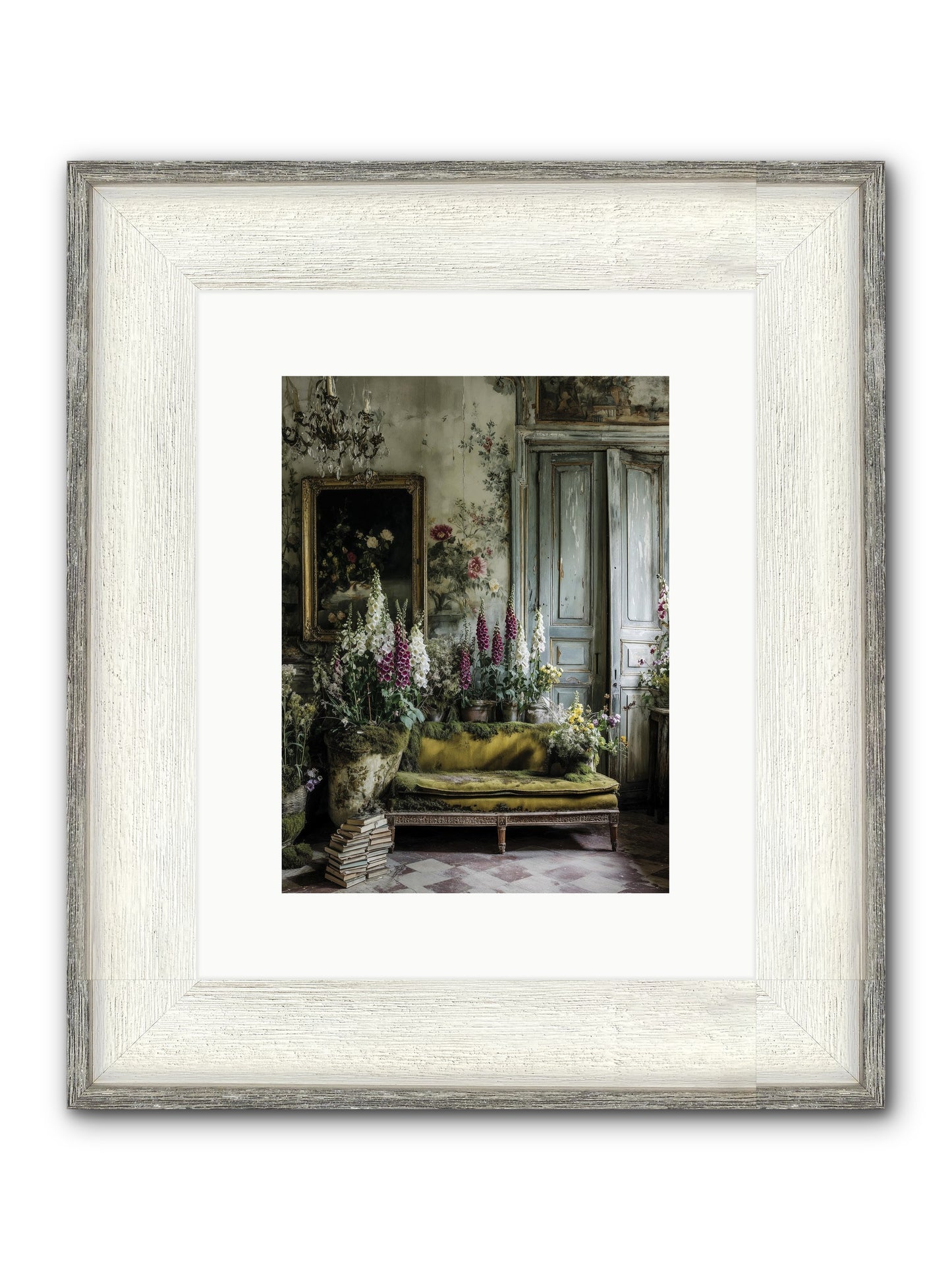 Destined To Find Framed Print - Driftwood White 9x12