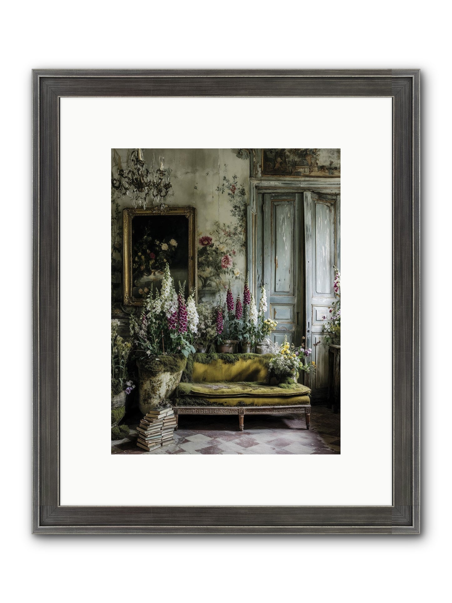 Destined To Find Framed Print - Slimwoods Black/Silver 9x12