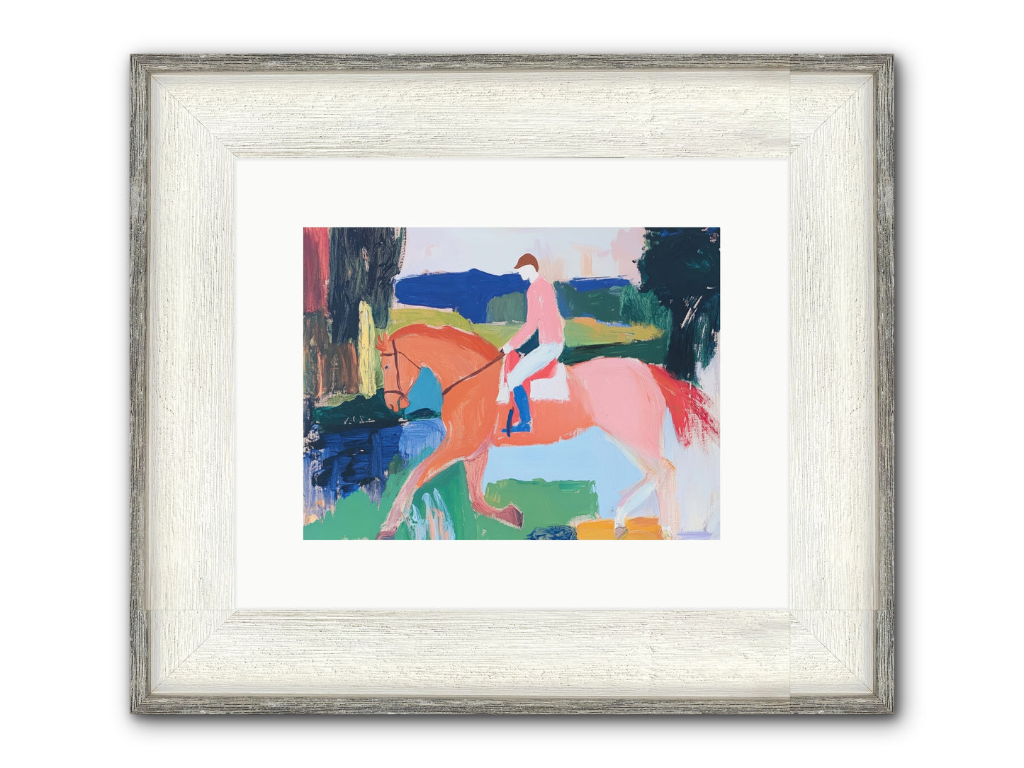 Destiny Chaser Framed Print - Driftwood White 12x9
