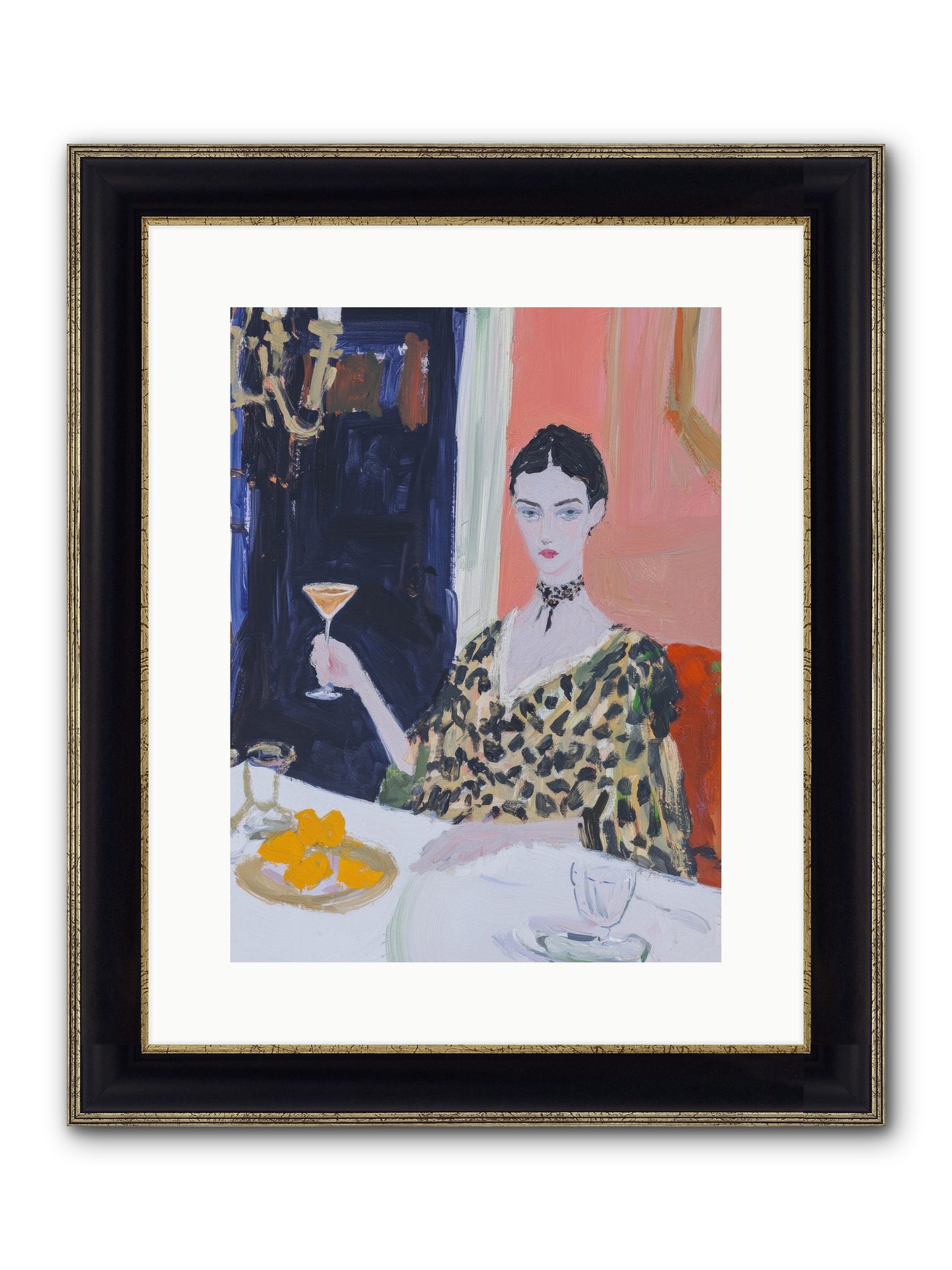 Devotion Unnoticed Framed Print - Black & Gold 12x16