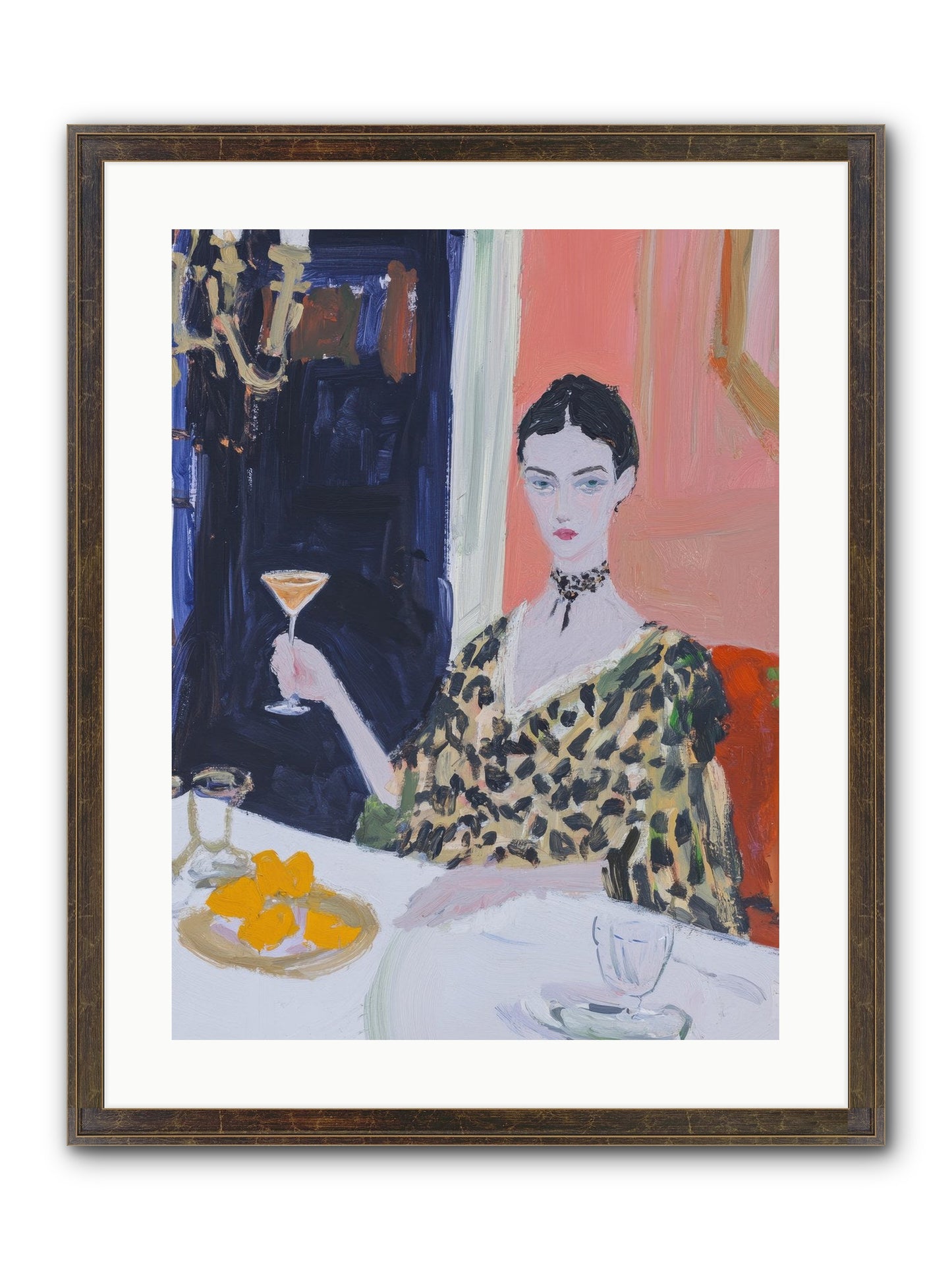 Devotion Unnoticed Framed Print - Slimwoods Black/Gold 18x24