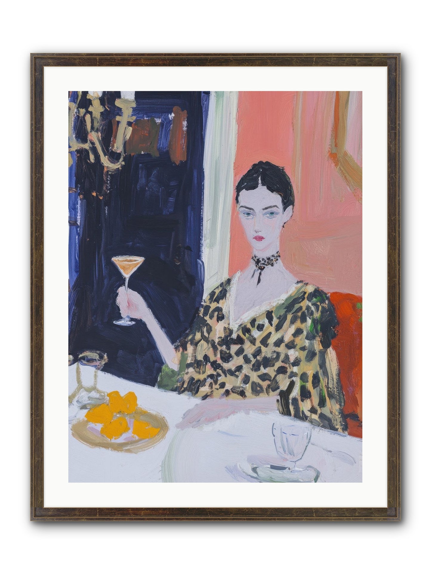 Devotion Unnoticed Framed Print - Slimwoods Black/Gold 24x32