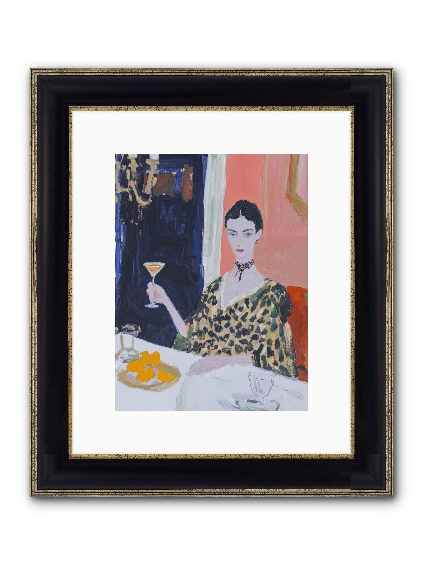 Devotion Unnoticed Framed Print - Black & Gold 9x12