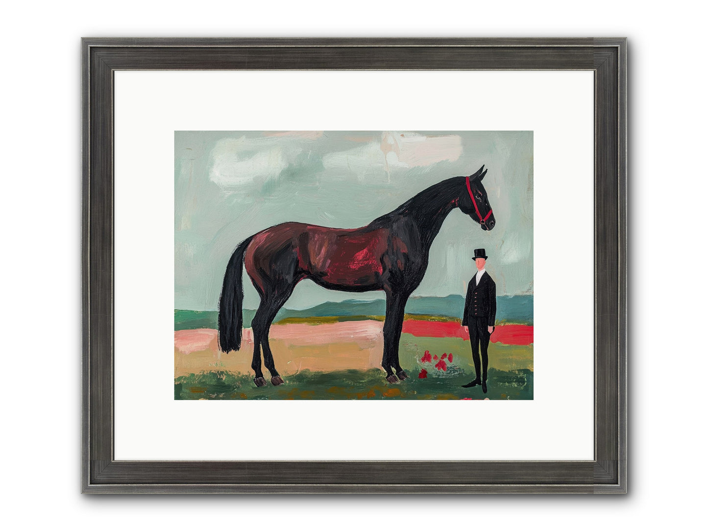 Dewdrop Melody Framed Print - Slimwoods Black/Silver 12x9
