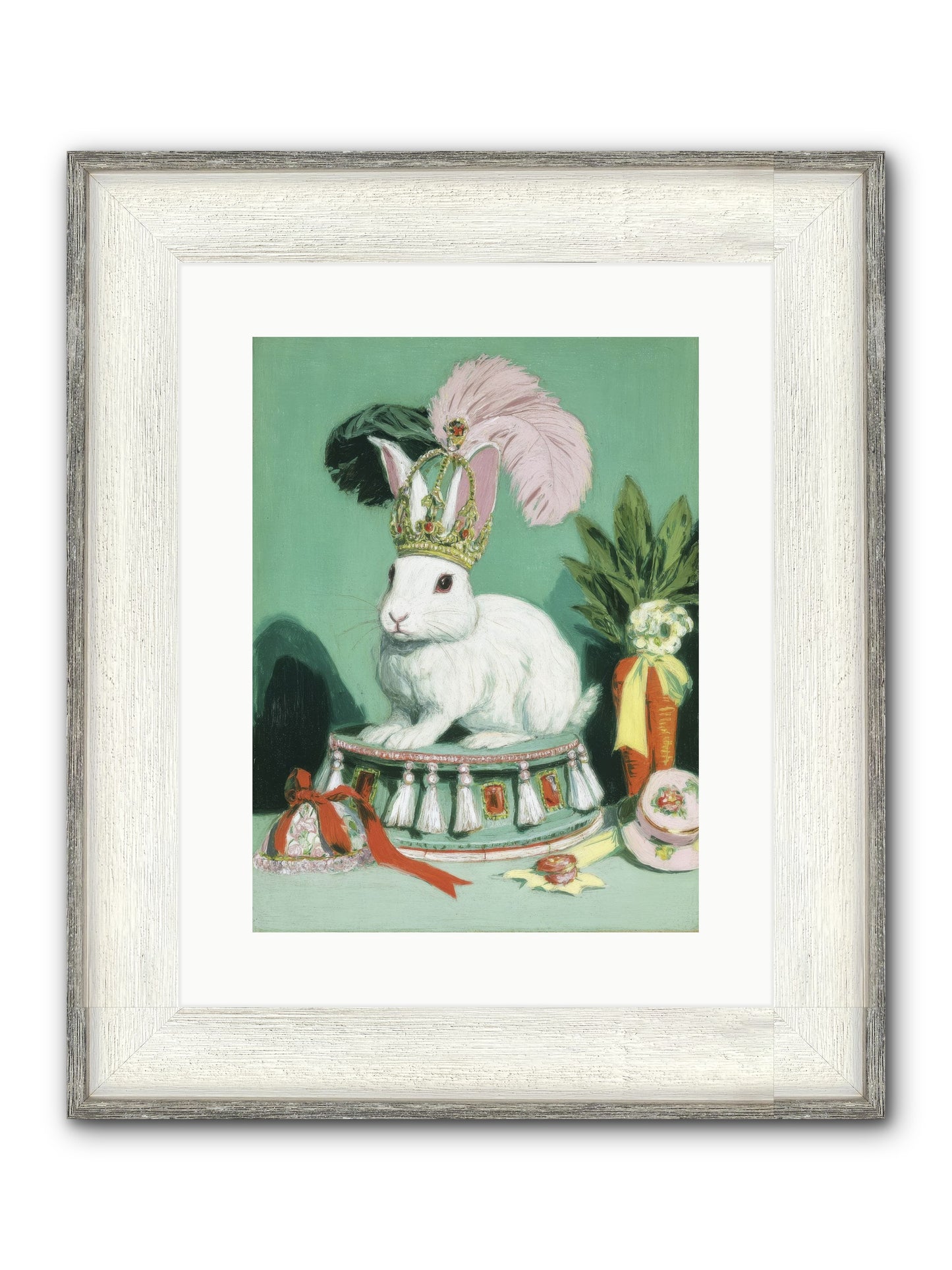 Diamond Dreams Framed Print - Driftwood White 12x16