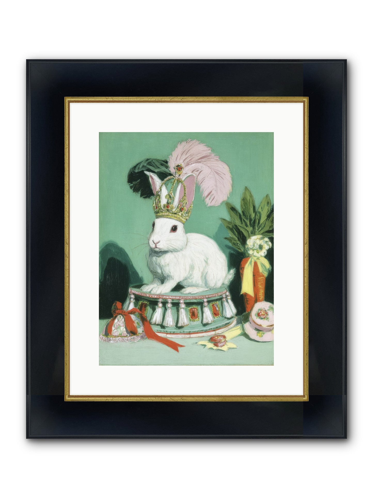 Diamond Dreams Framed Print - Wide Black w/Gold 12x16