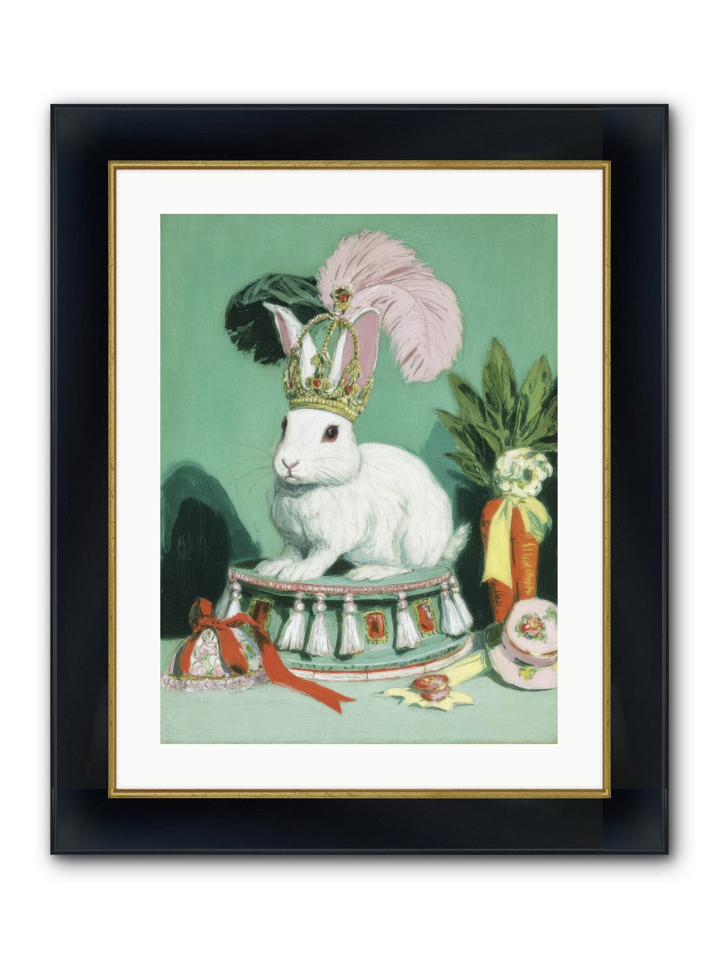 Diamond Dreams Framed Print - Wide Black w/Gold 18x24