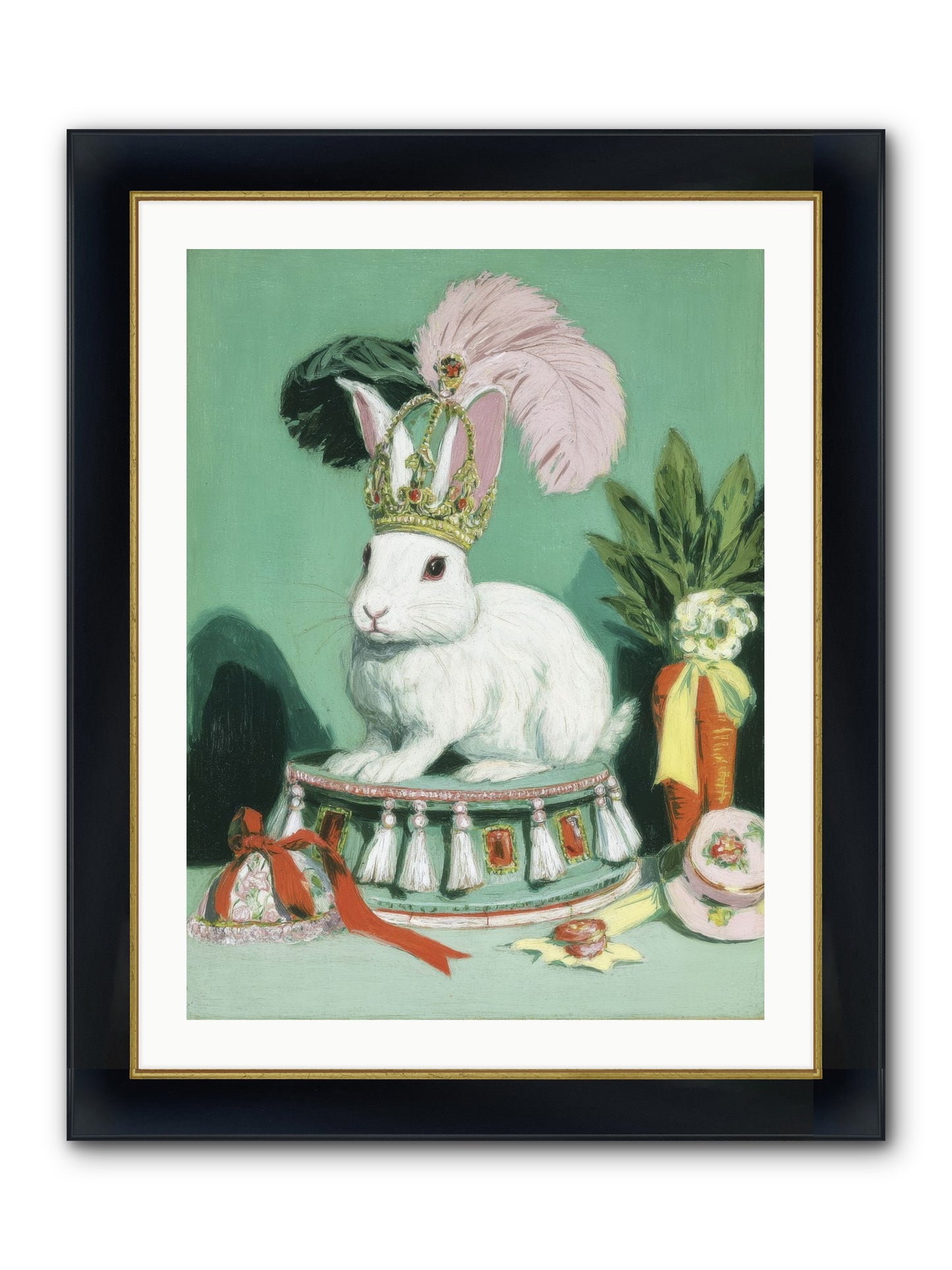 Diamond Dreams Framed Print - Wide Black w/Gold 24x32