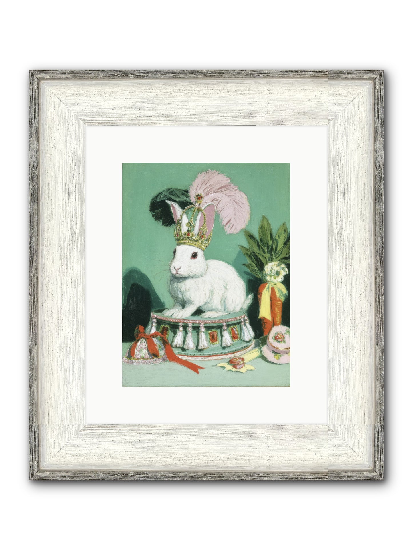 Diamond Dreams Framed Print - Driftwood White 9x12