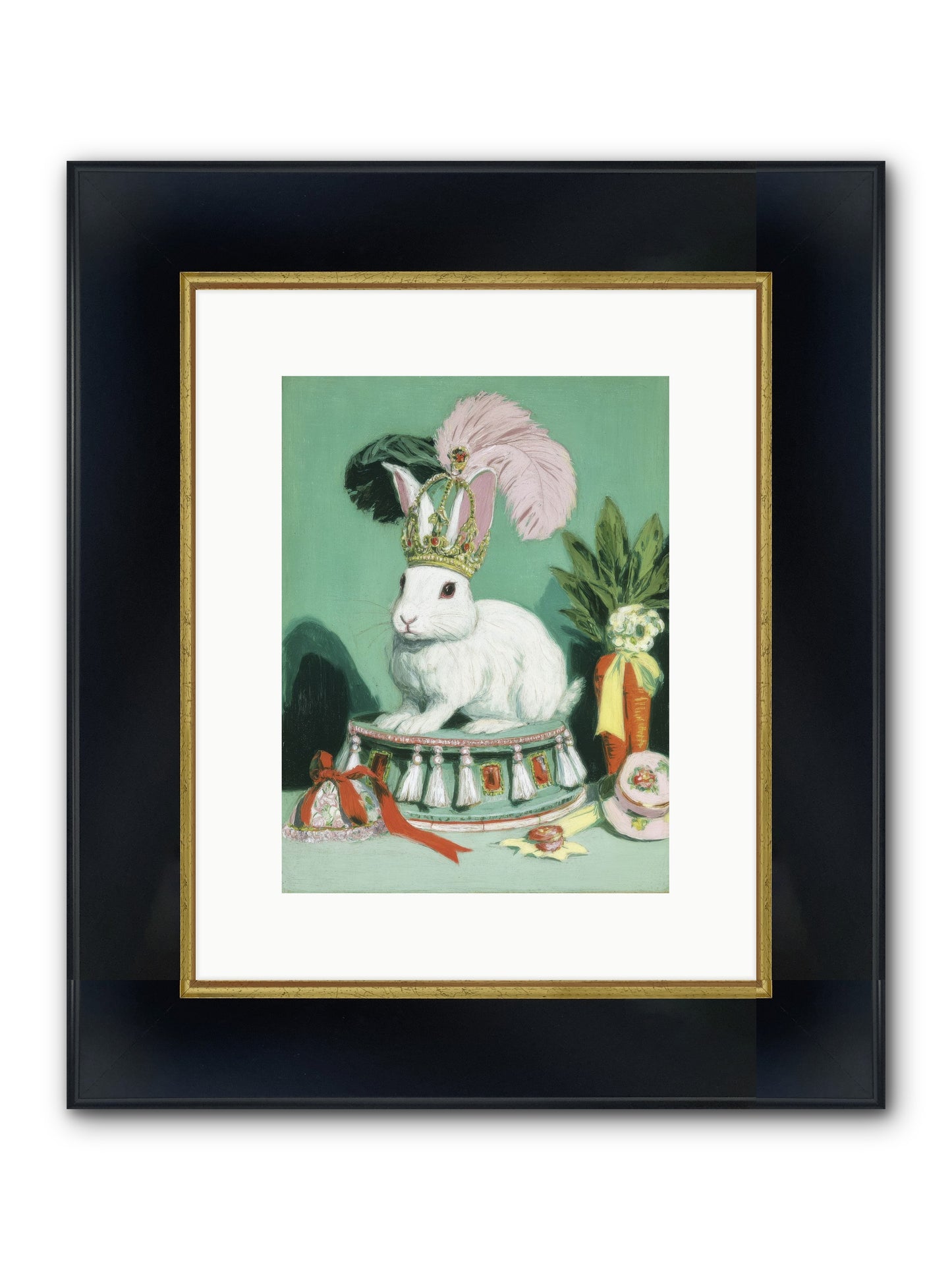 Diamond Dreams Framed Print - Wide Black w/Gold 9x12