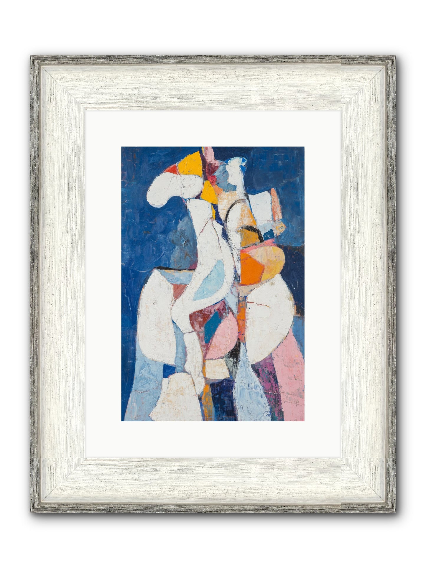 Dilemma Framed Print - Driftwood White 10x15