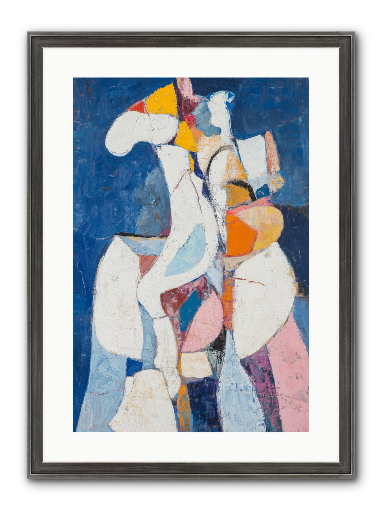 Dilemma Framed Print - Slimwoods Black/Silver 16x24