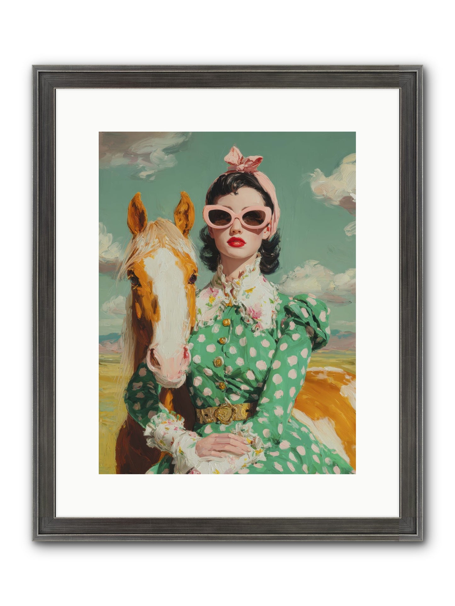 Distance Dissolved Framed Print - Slimwoods Black/Silver 12x16