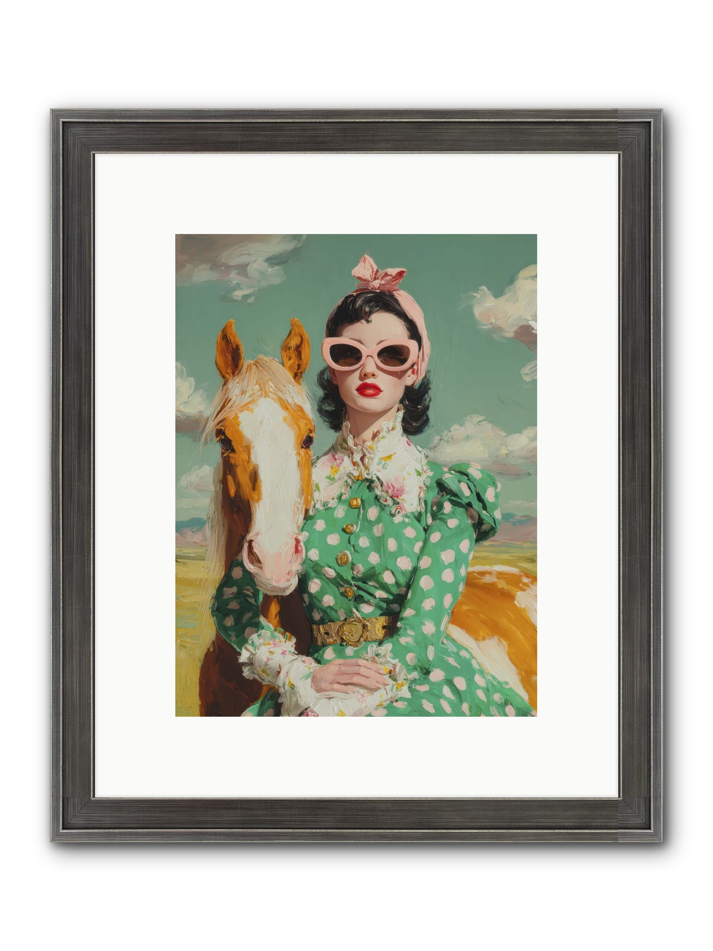 Distance Dissolved Framed Print - Slimwoods Black/Silver 9x12