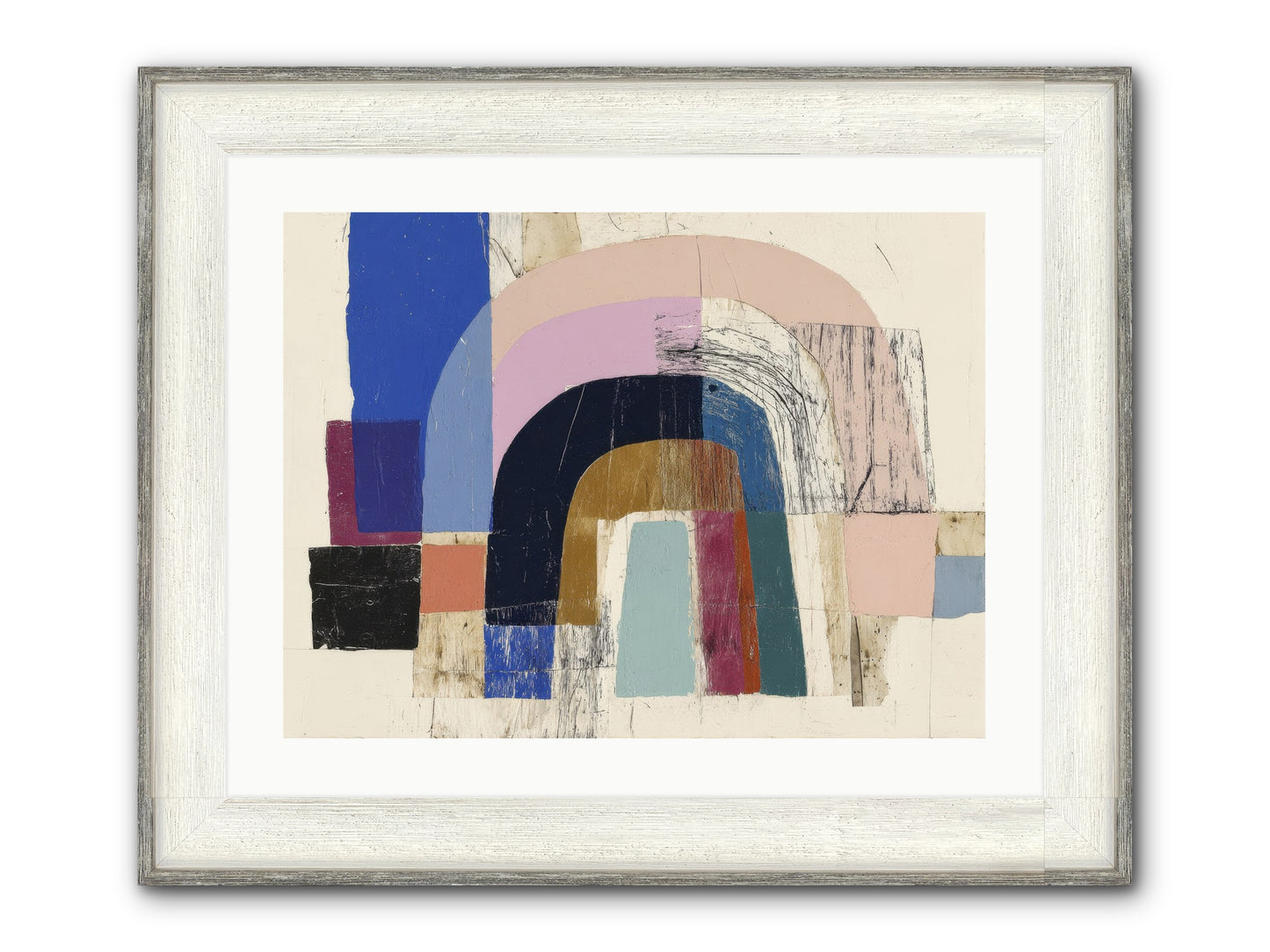 Distant Harbor Framed Print - Driftwood White 24x18