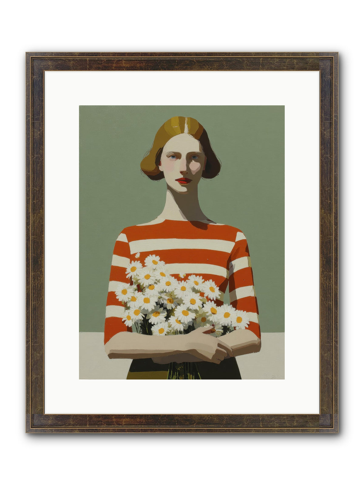 Distant Light Framed Print - Slimwoods Black/Gold 12x16