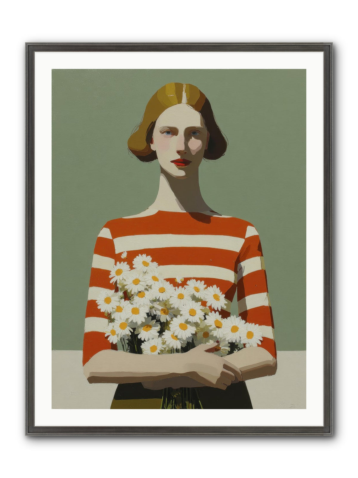 Distant Light Framed Print - Slimwoods Black/Silver 30x40