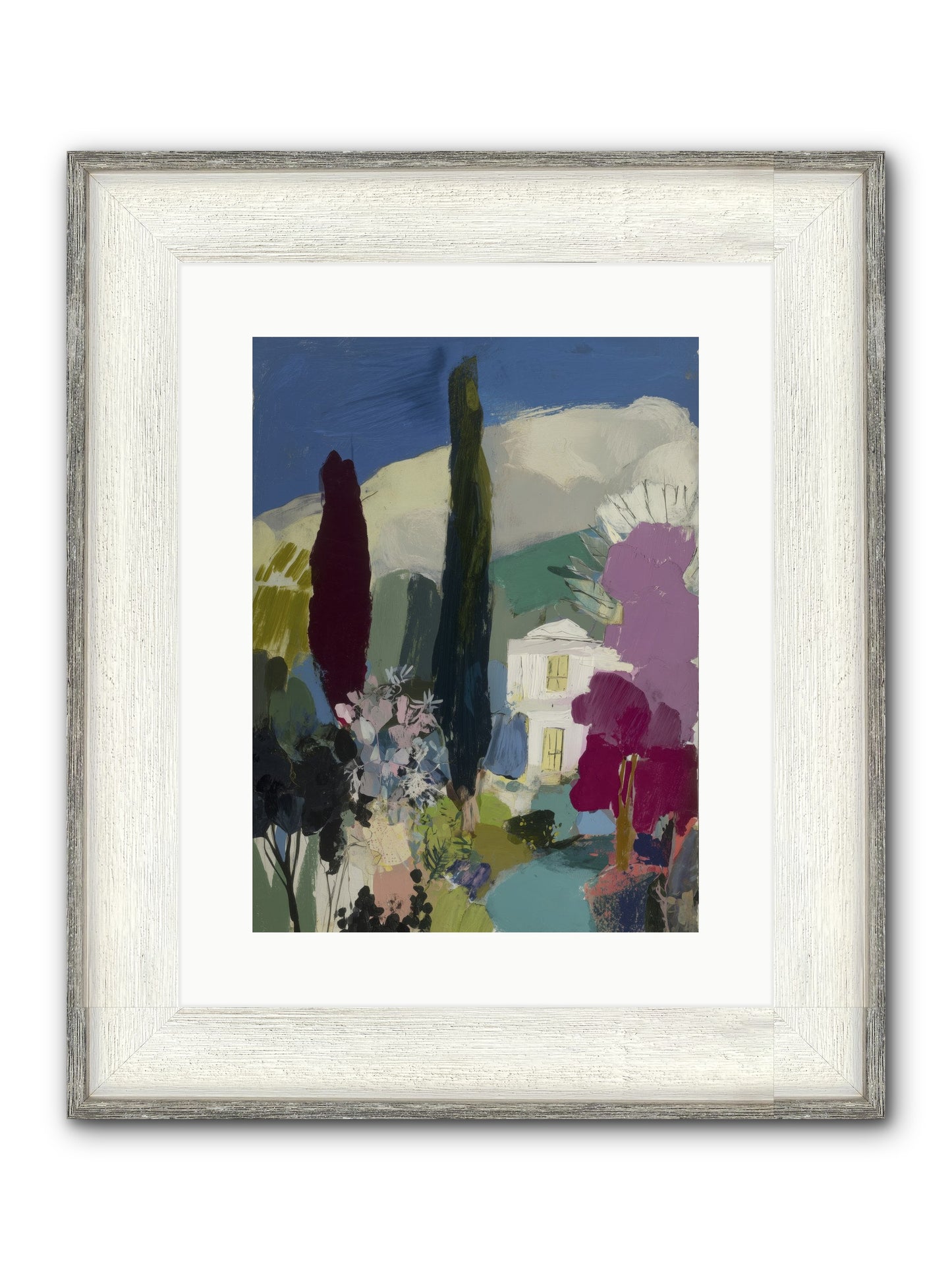 Distant Melody Framed Print - Driftwood White 12x16