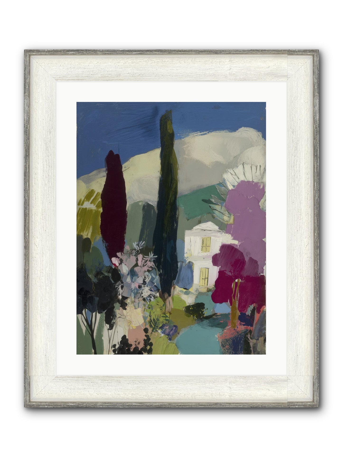 Distant Melody Framed Print - Driftwood White 18x24