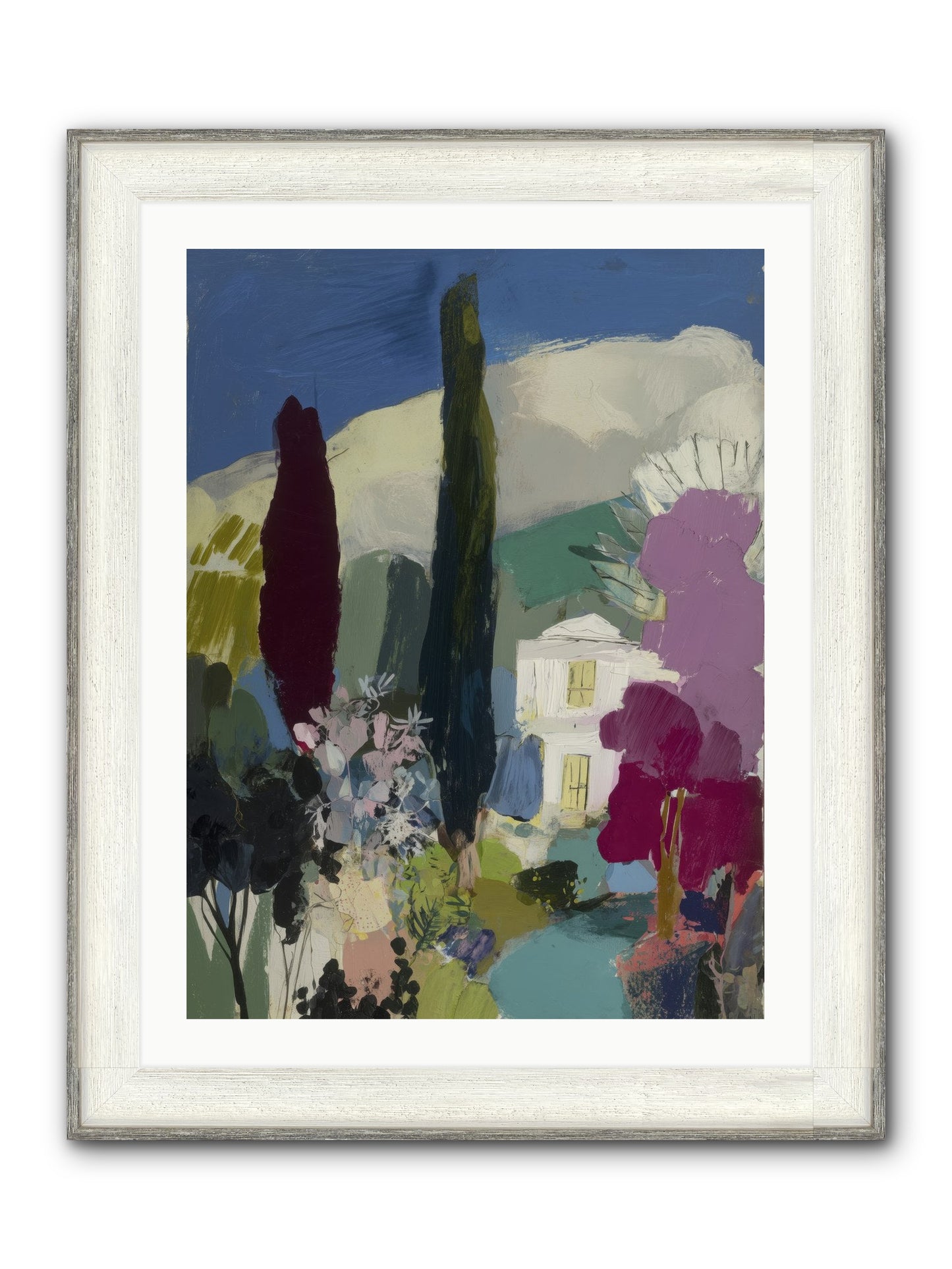 Distant Melody Framed Print - Driftwood White 24x32