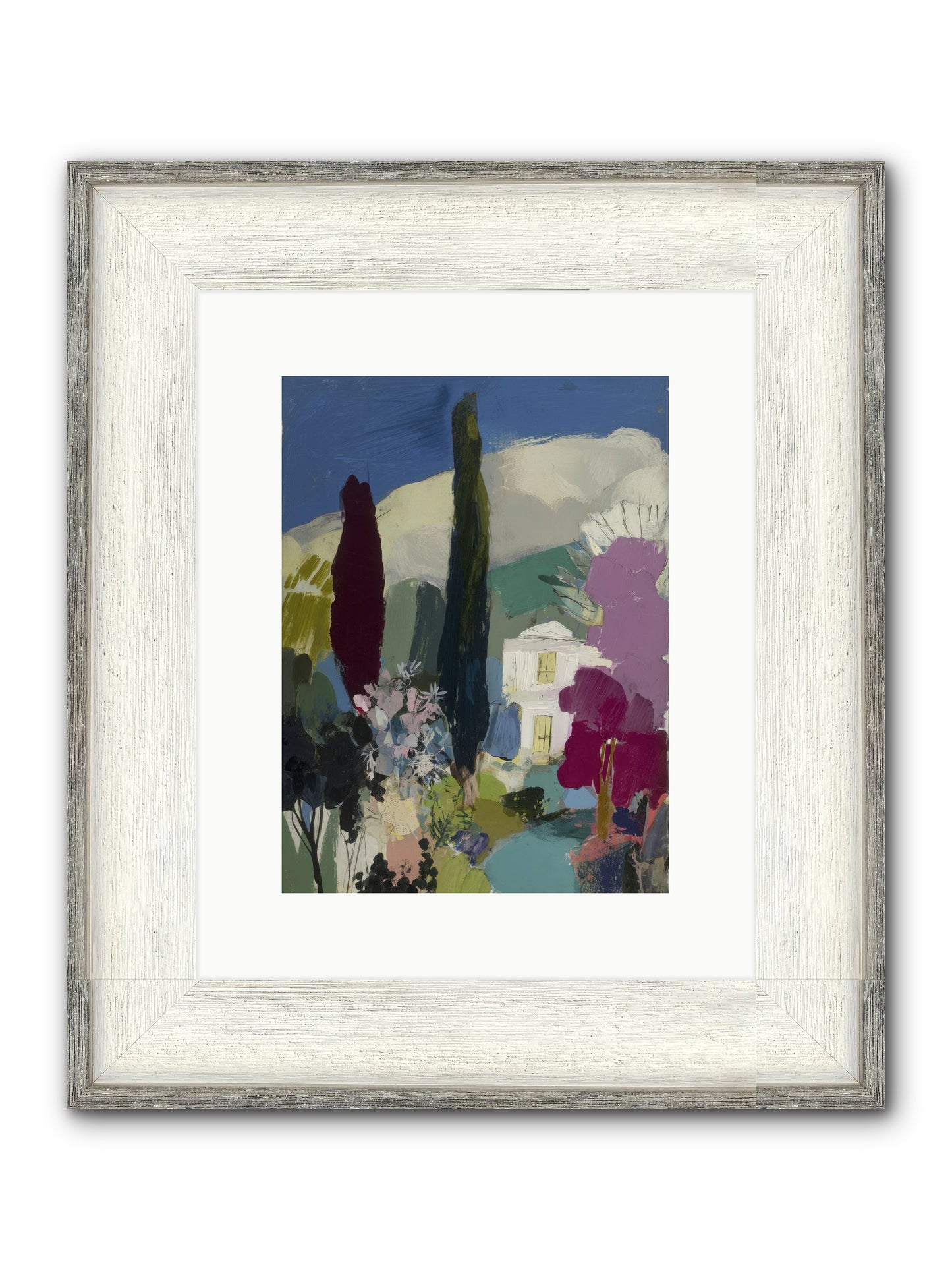 Distant Melody Framed Print - Driftwood White 9x12
