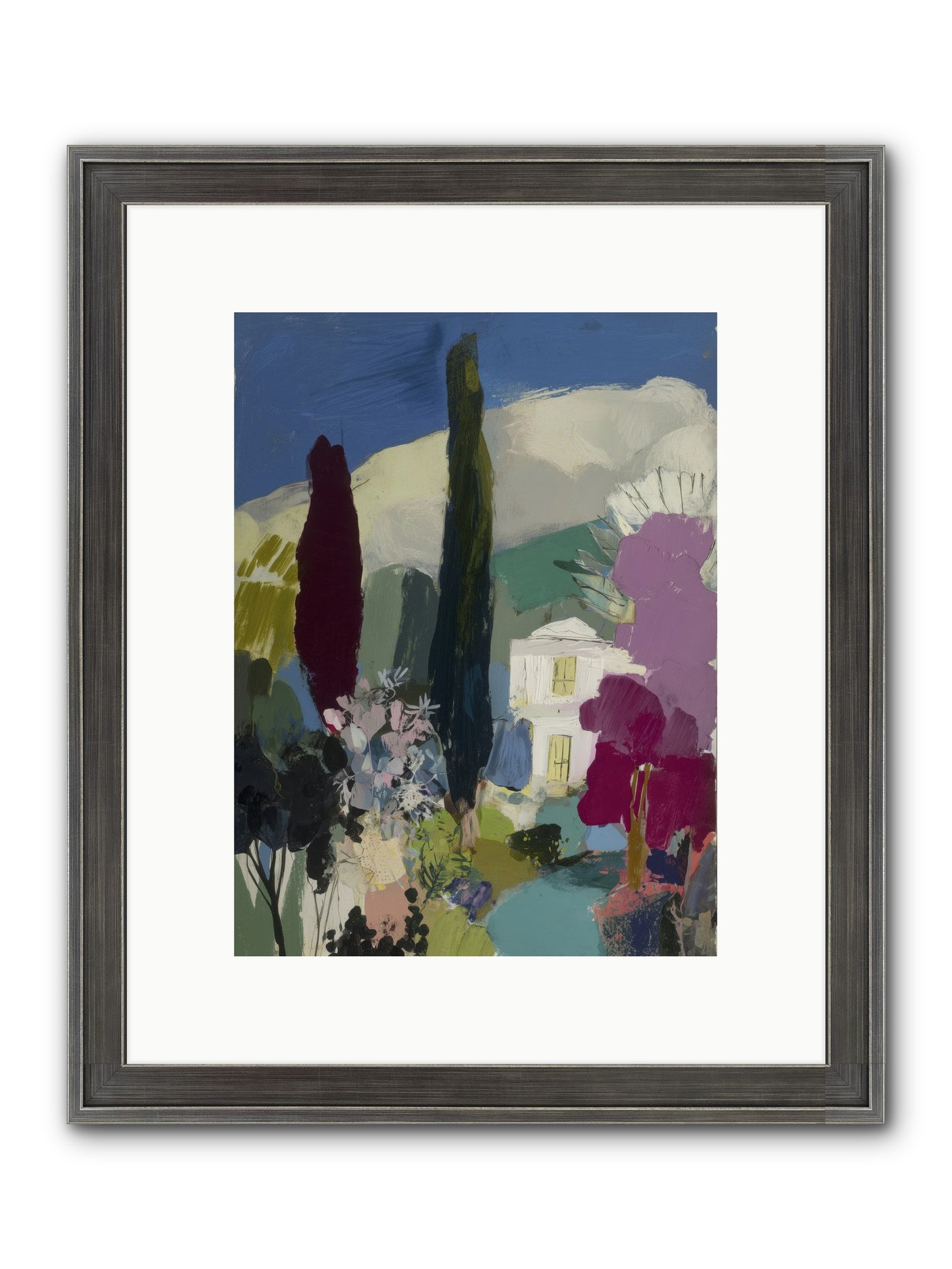 Distant Melody Framed Print - Slimwoods Black/Silver 9x12