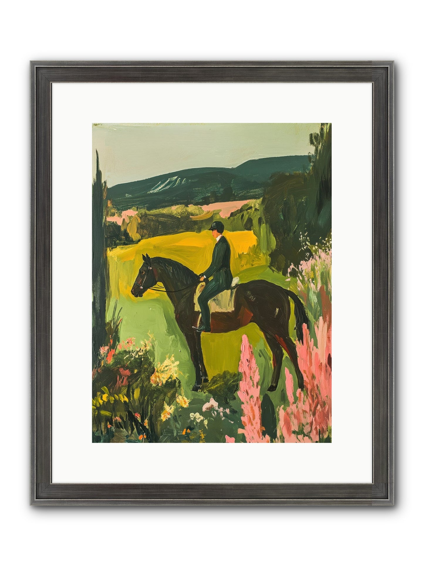 Distant Memory Framed Print - Slimwoods Black/Silver 12x16