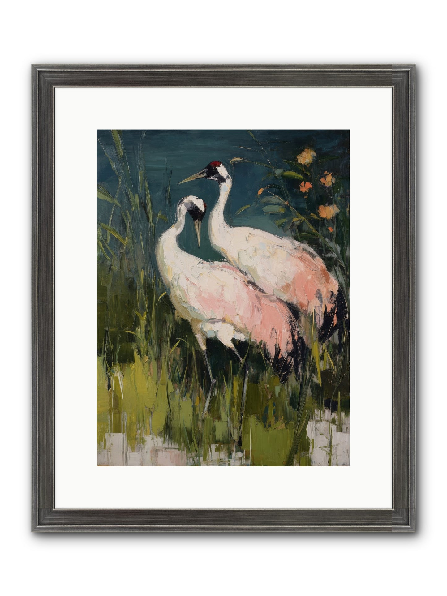 Distant Shores Framed Print - Slimwoods Black/Silver 12x16
