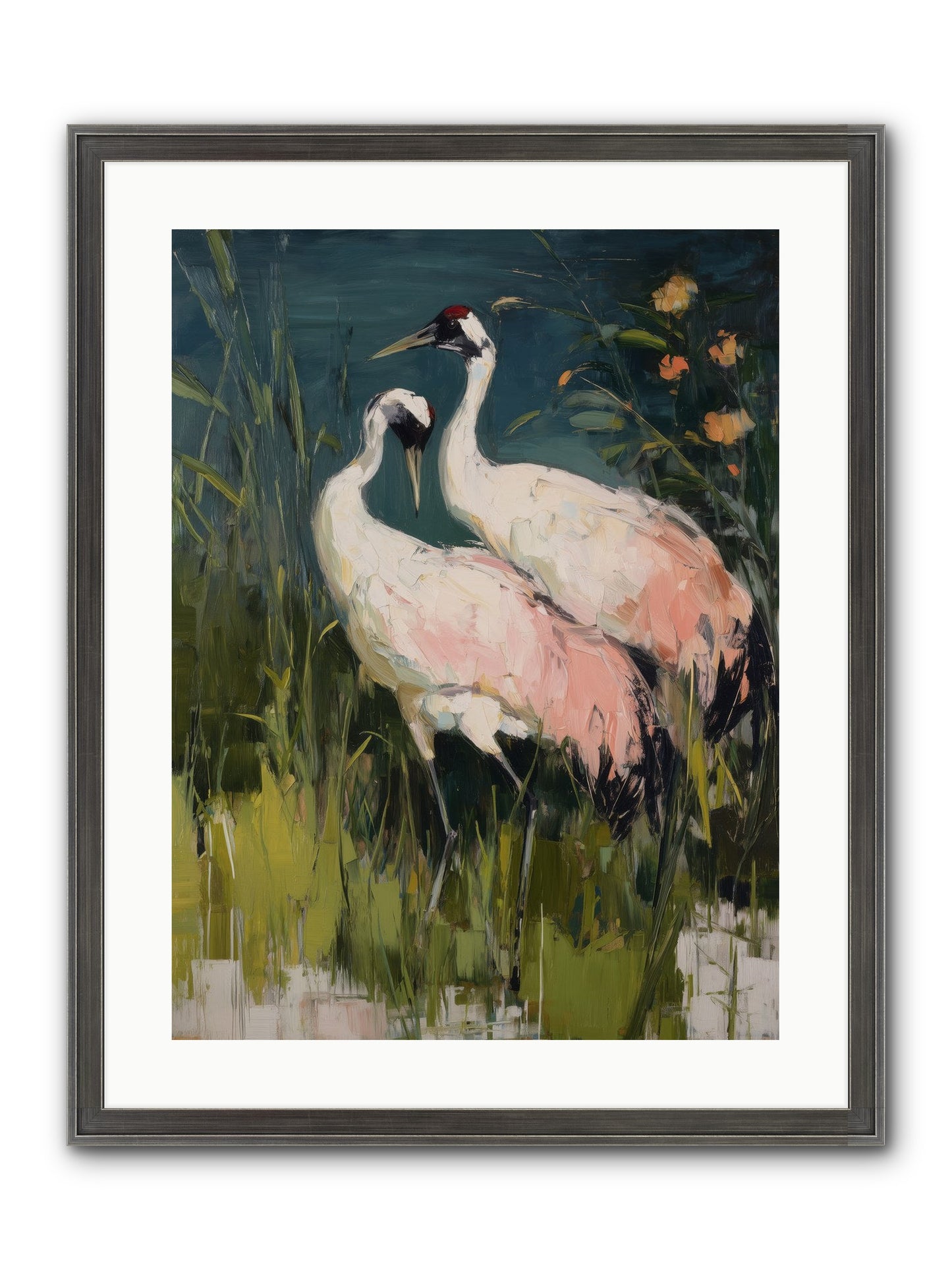 Distant Shores Framed Print - Slimwoods Black/Silver 18x24