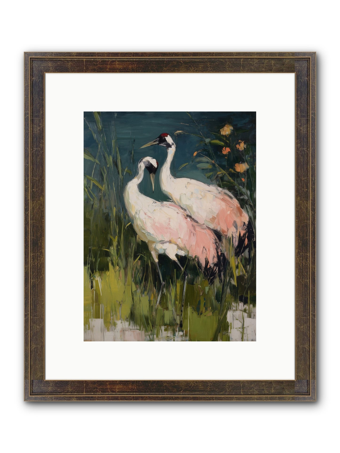 Distant Shores Framed Print - Slimwoods Black/Gold 9x12