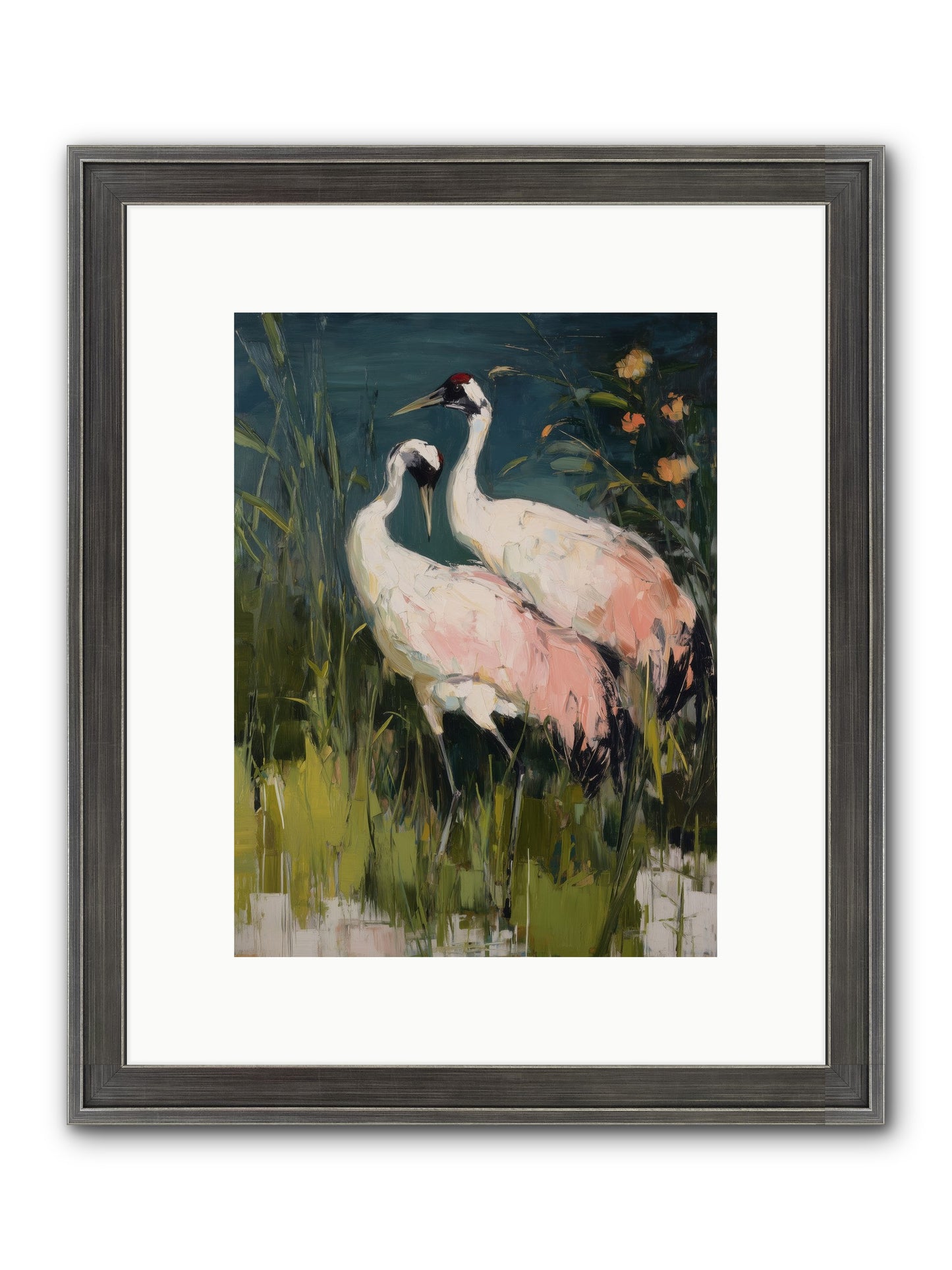 Distant Shores Framed Print - Slimwoods Black/Silver 9x12