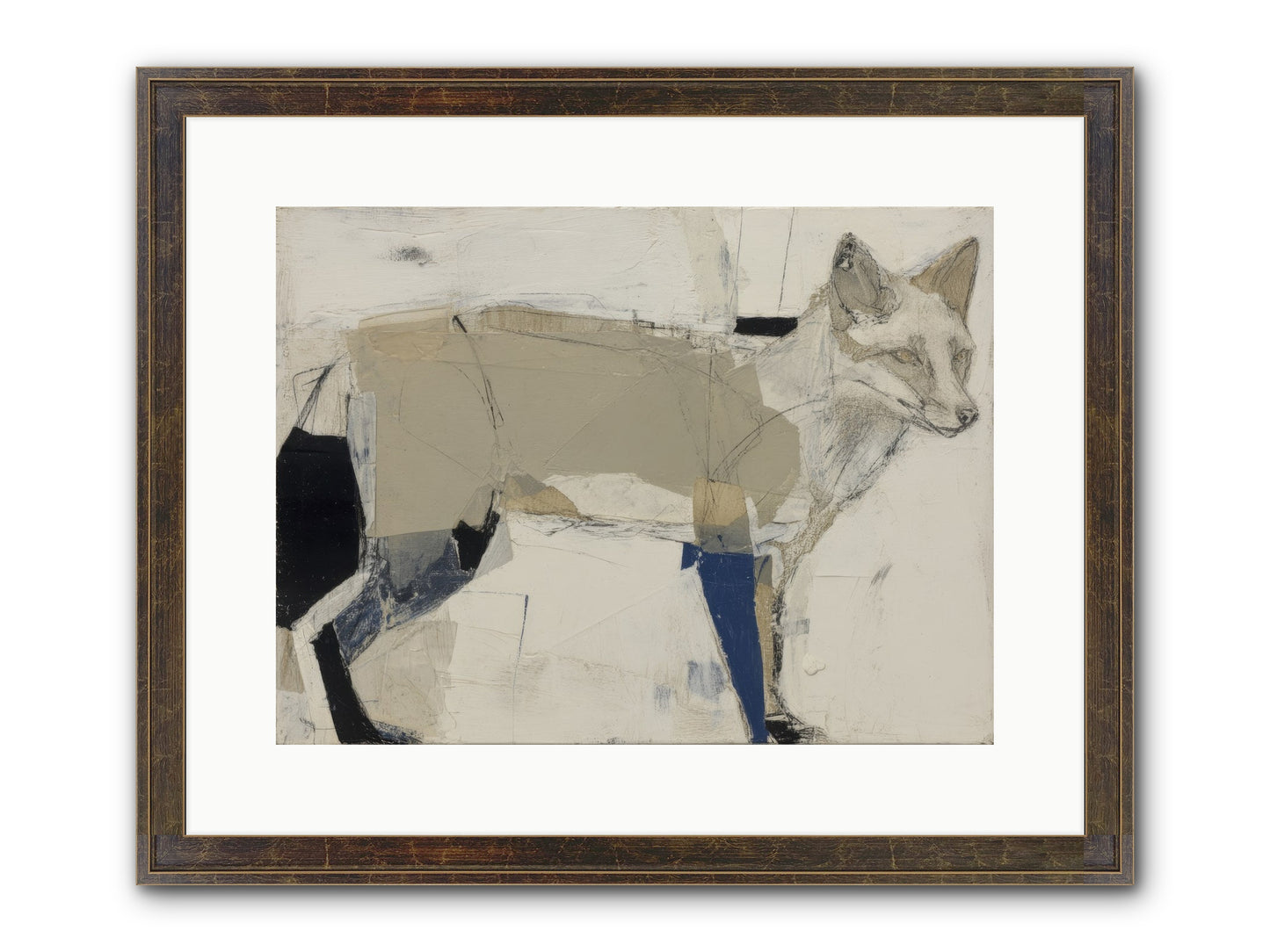 Divine Mischief Framed Print - Slimwoods Black/Gold 16x12