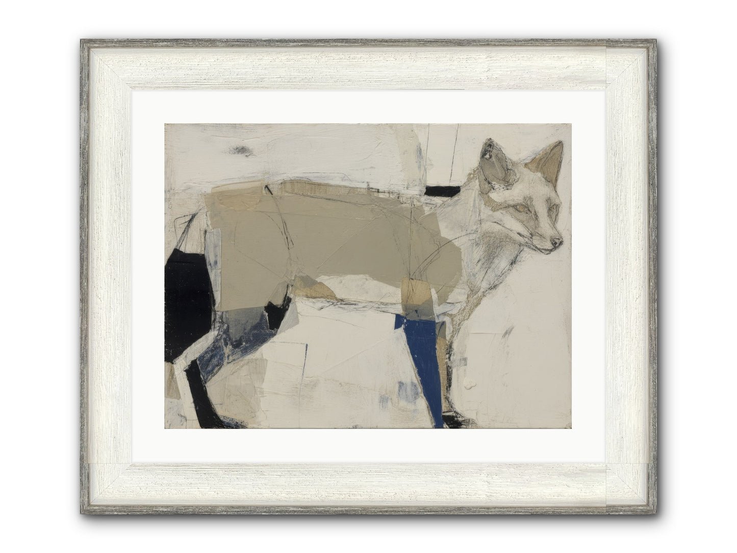 Divine Mischief Framed Print - Driftwood White 24x18